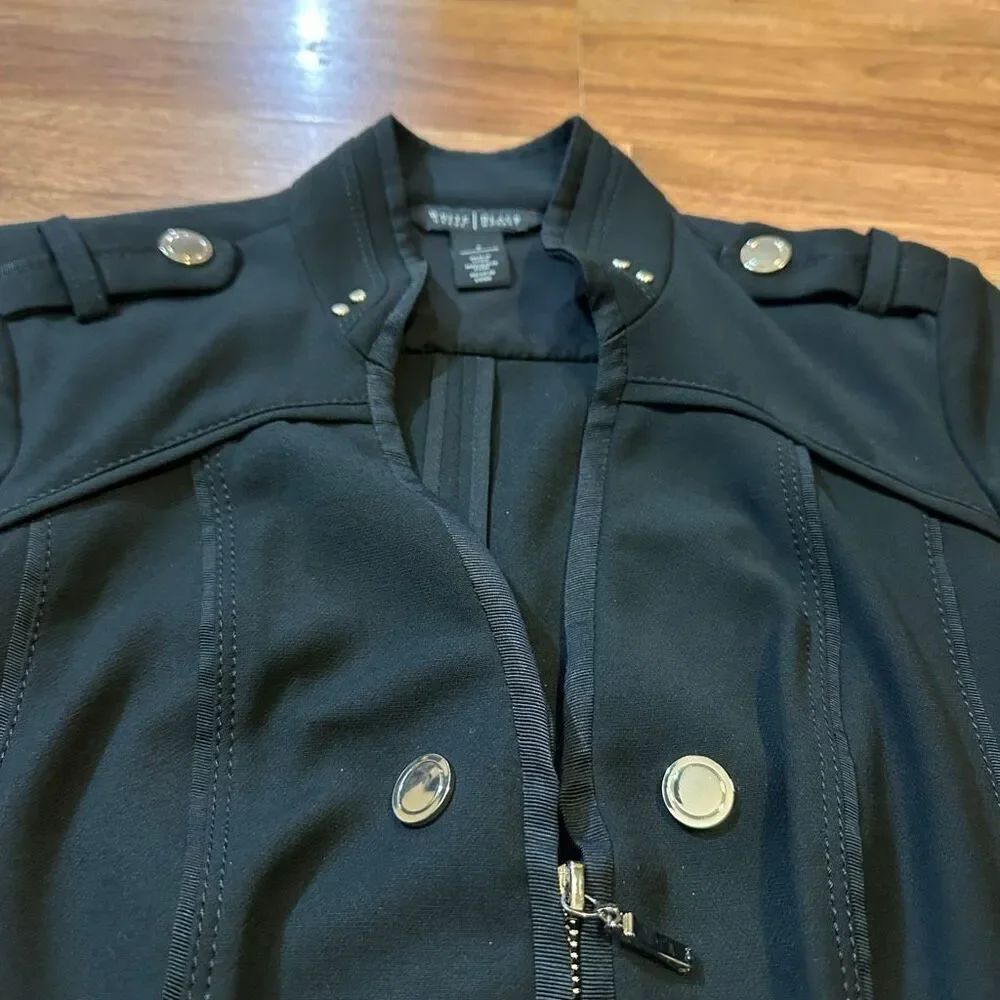 White House Black Market Zip Up Jacket | Women Size 6 - Picture 3 of 12